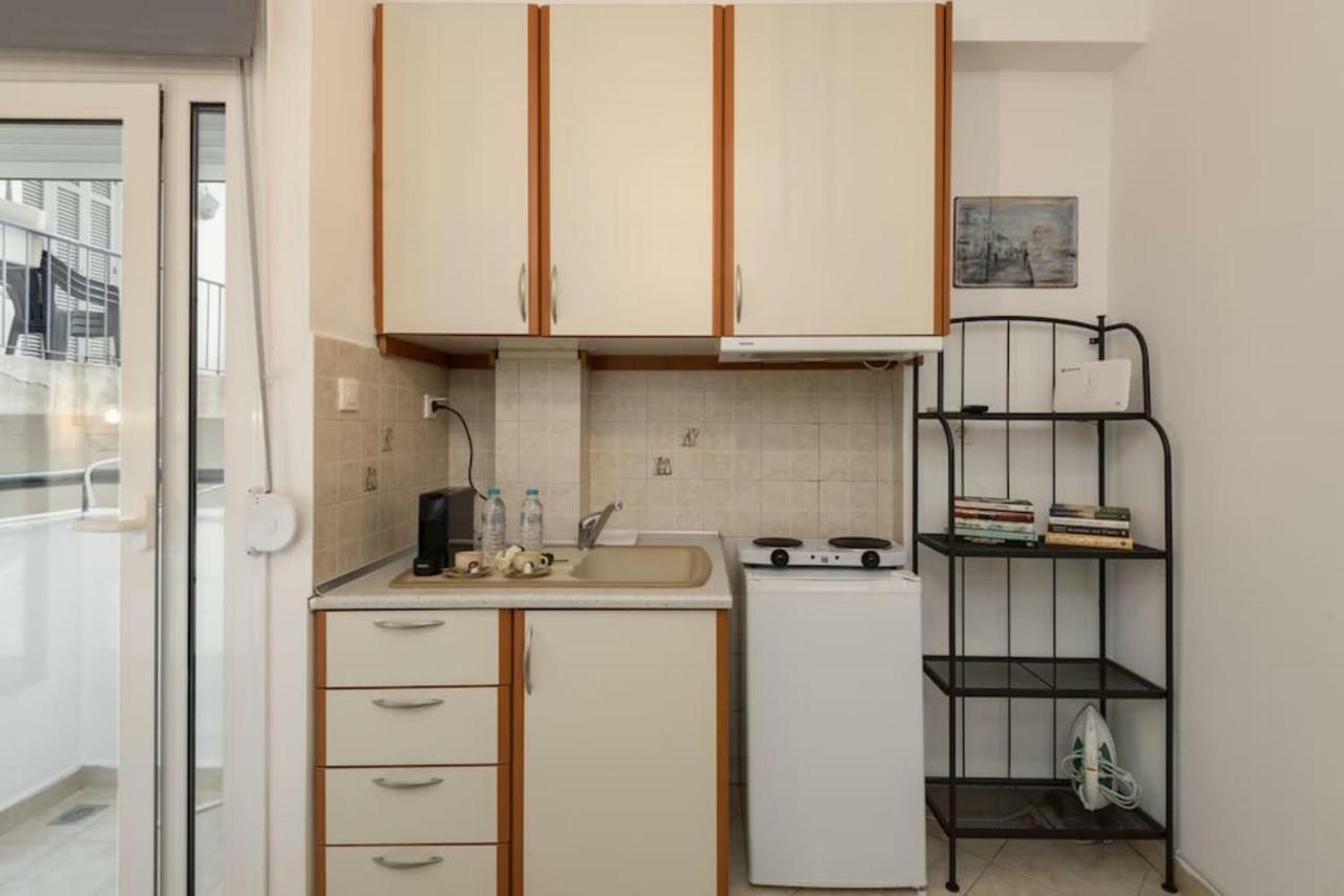 Central Studio! Fiber Wifi, Ac, Private, Self Check-In! Салоники Экстерьер фото